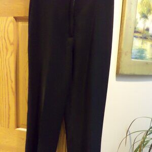 Women’s Anna Kevin NY Pants ~ Black -Leather Accent Trim~New with Tags- Size: 12